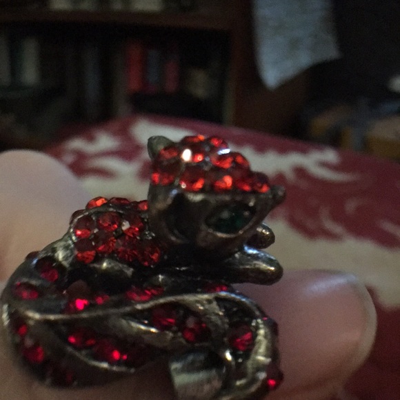 Red Fox Adjustable Ring - Picture 2 of 3